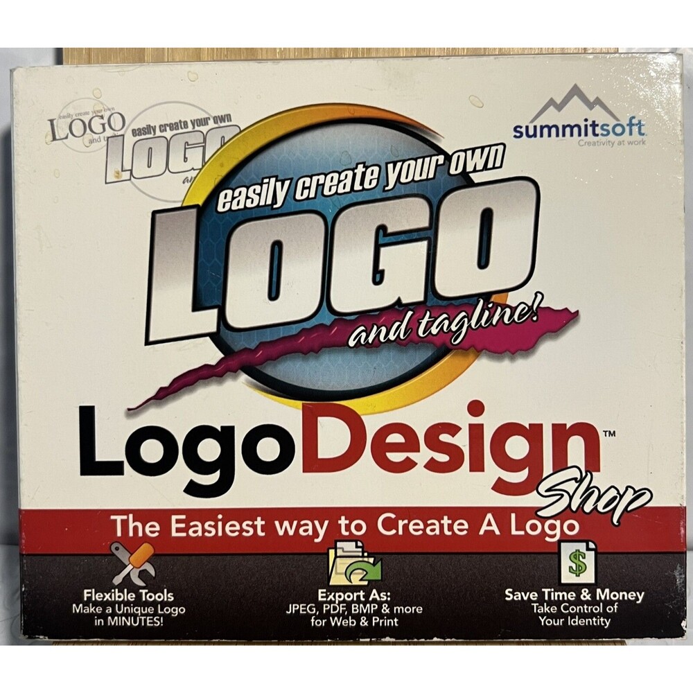 Easily Create Your Own Logo & Tagline (Windows ME/2000/XP/Vista, 831666886444)